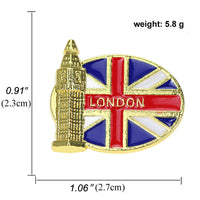 Thumbnail for United Kingdom Flag & Big Ben Badge