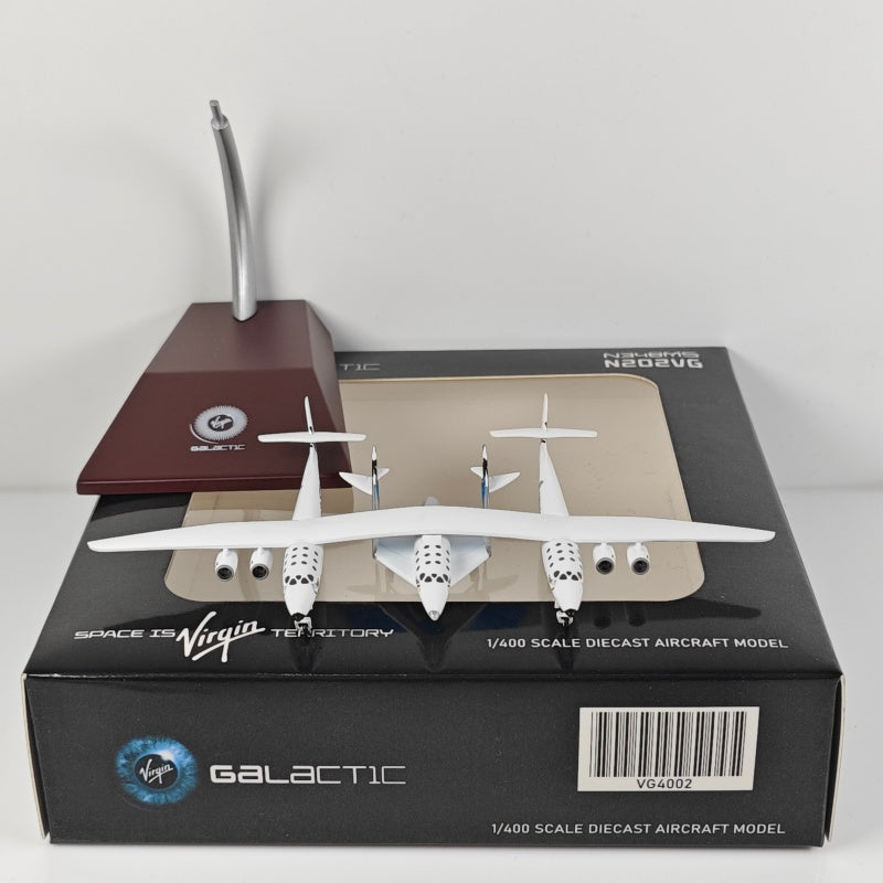 Galactic N348MS New paint Virgin Space Ship Craft Aircraft Airplane Model (1:400 Scale)