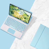 Thumbnail for Case For iPad with Pencil Holder Keyboard Upgraded to Touch-Control Version