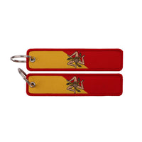 Thumbnail for Sicily Flag Designed Key Chains