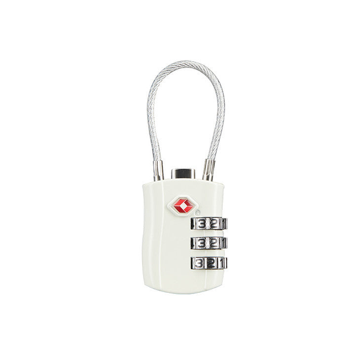 TSA Customs Code Lock for Travel Luggage Password Changeable Lock Contrast Color Design Padlock