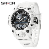 Thumbnail for Waterproof Shock Sports Military Quartz Watch For Male Digital Wristwatch