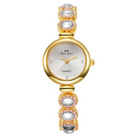 Thumbnail for Women's Watch Fashion Trend Women's Bracelet Watch Round Dial Inlaid with Diamond Quartz Watch