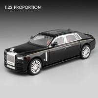 Thumbnail for 1:22 Rolls-Royce Phantom Wraith  Model Car Alloy Diecast 7 Doors Opened Sound Light