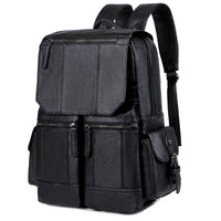 Thumbnail for Fashion Vintage PU Leather Men's Backpack