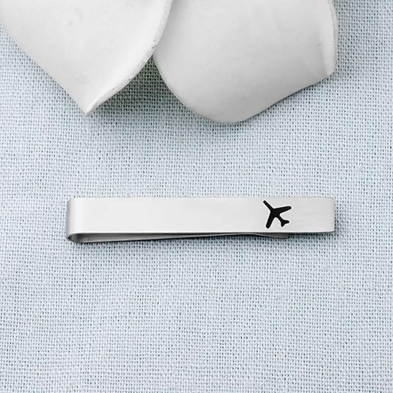304 Stainless Steel Airplane Tie Clip