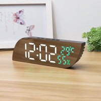 Thumbnail for LED Mirror Digital Alarm Clock w/ Temp-Humidity & Date