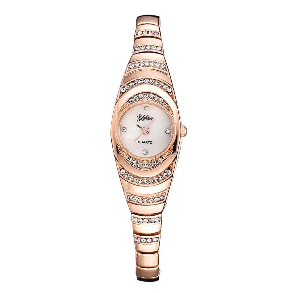 Elegant Women Watches Fashion Rhinestone Ladies Quartz Watch Bracelet Wristwatches