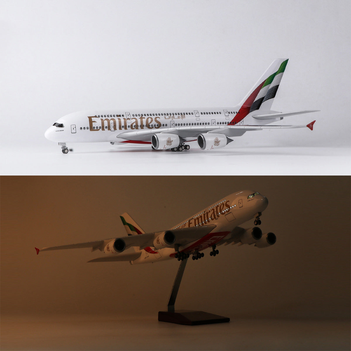 Emirates  Airbus A380 Airplane Model (1/160 Scale)