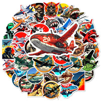 Thumbnail for 50 Pieces Fighter Military Suit B Stickers (Mixed)