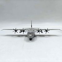 Thumbnail for US Air Force C-130J Super Hercules Transport Aircraft Airplane Model Scale 1:200