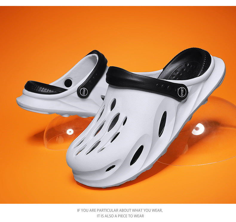 Off Slip Lightweight Driving Beach Semi Sandals