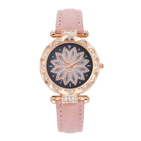 Thumbnail for Casual Fashion Quartz Women Watch Flower Shape Stainless Steel Alloy  Case Ladies Handwatch