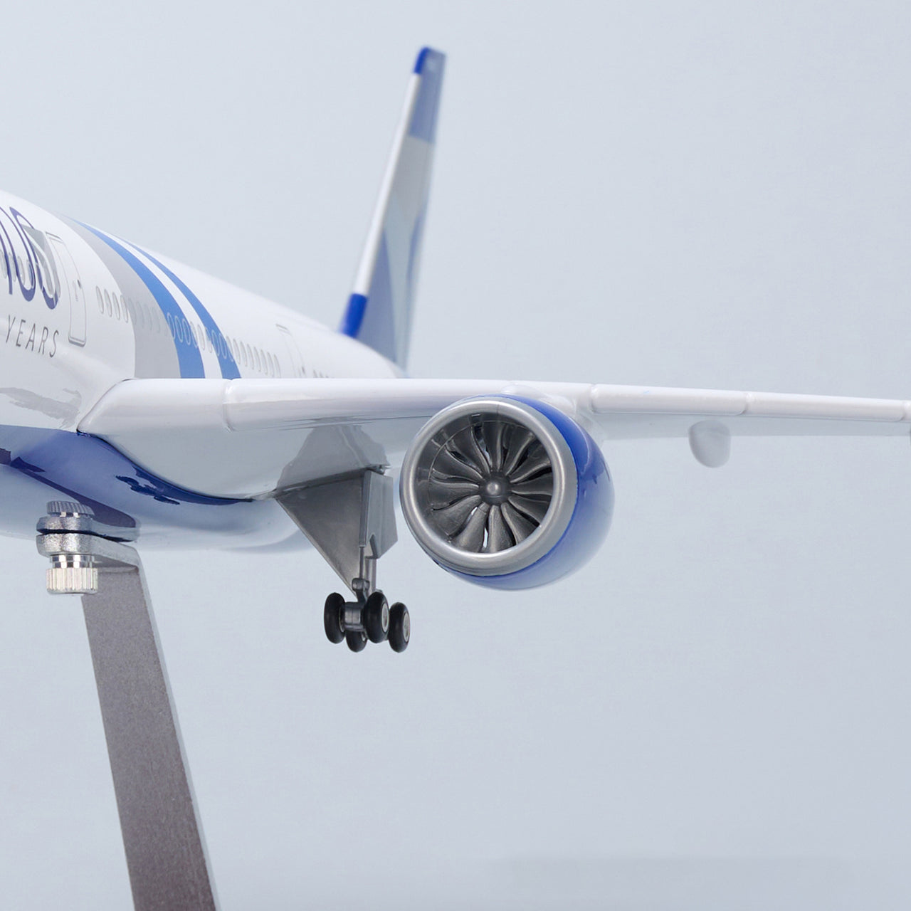 Delta Air Lines 100th anniversary (Centennial) Airbus A350 Airplane Model (1/84 Scale - 47CM)