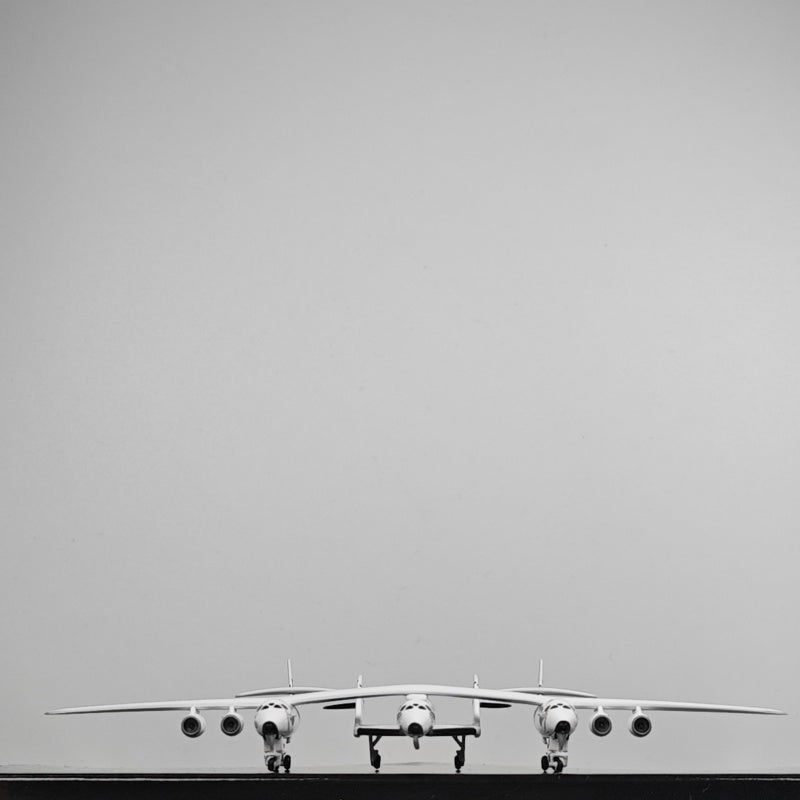 Galactic N348MS Old paint Virgin Space Ship Craft Aircraft Airplane Model (1:400 Scale)