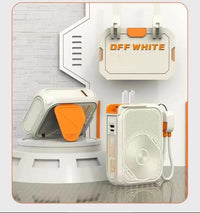 Thumbnail for 10000mAh 22.5W PD Magnetic Wireless Power Bank: USB-C Detachable Cable, Phone Holder