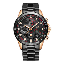 Thumbnail for Quartz Fashion Stainless Steel Top Brand Luxury Sport Mens Watches