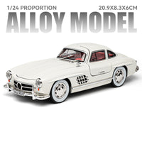 Thumbnail for 1:24 Mercedes-Benz 300SL Classic Car Alloy Diecast Car Model Home Interior Decoration Ornaments Sound & Light