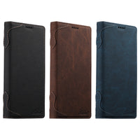 Thumbnail for Faux Leather Flip Case with Card Holder, Stand and Magnetic Button for Samsung Galaxy S25 Ultra