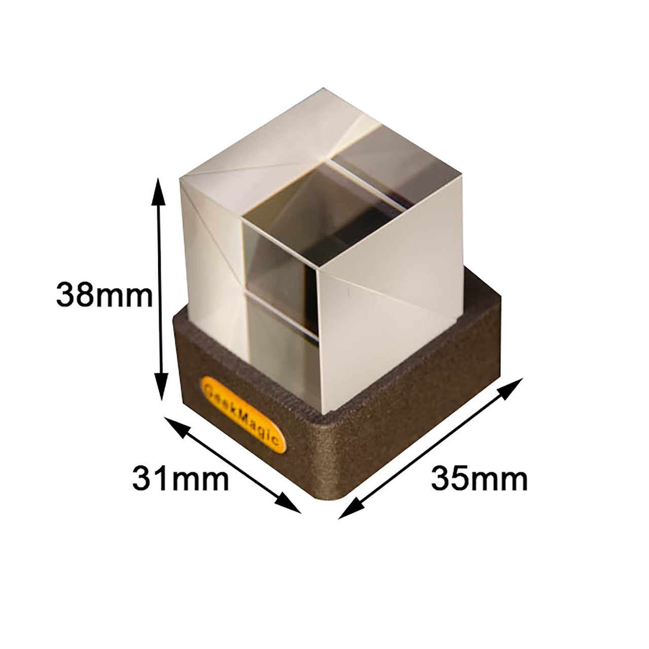 GeekMagic GIFTV Crystal Cube Smart Weather Station Digital Clock