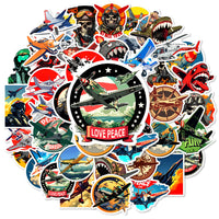 Thumbnail for 50 Pieces Fighter Military Suit B Stickers (Mixed)
