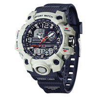 Thumbnail for Waterproof Shock Sports Military Quartz Watch For Male Digital Wristwatch