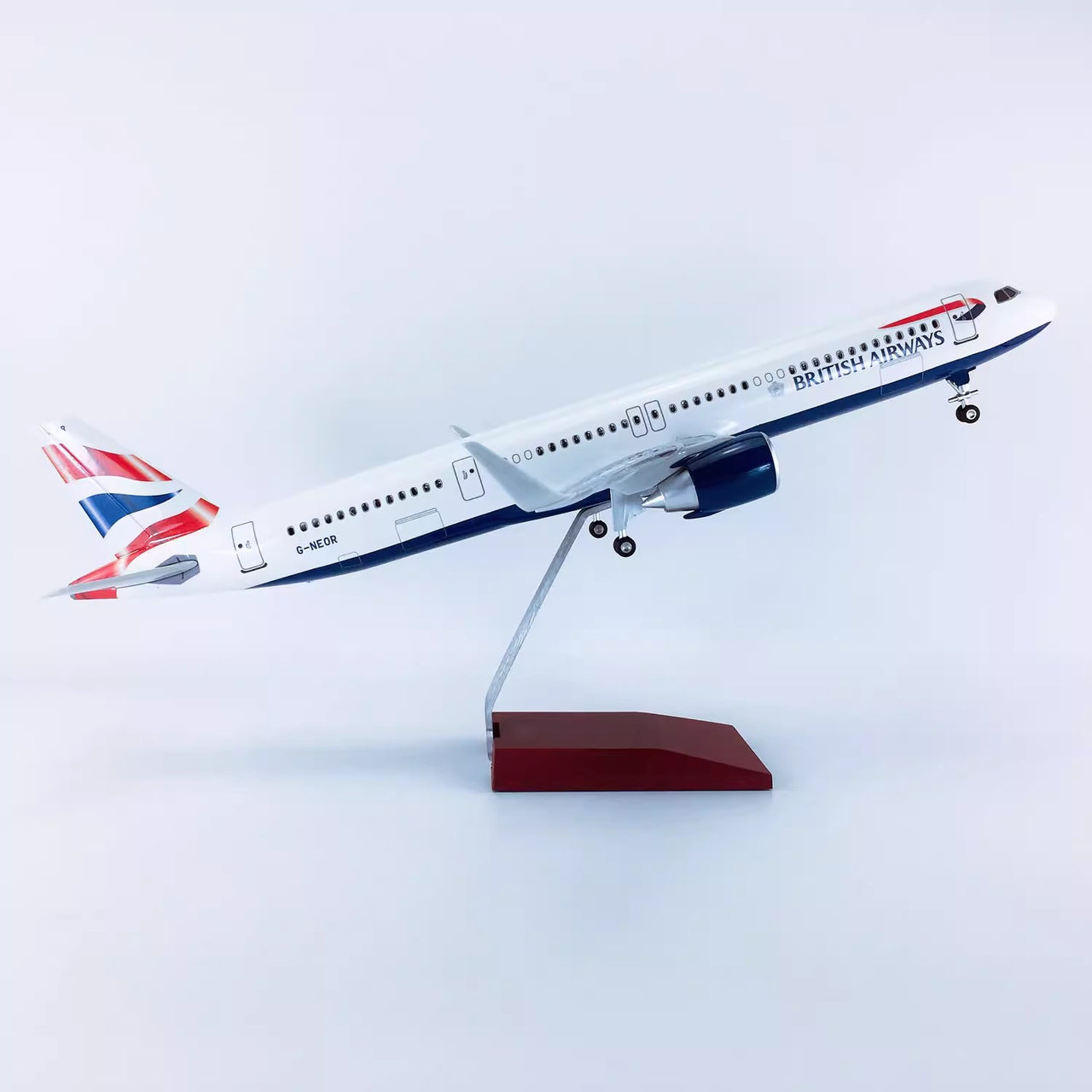 British Airways Airbus A321neo Airplane Model (Special 45CM)