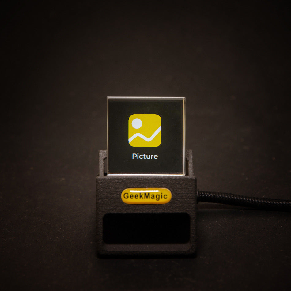 Crystal Mini Monitor for Bitcoin & Weather Tracking