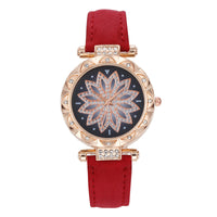 Thumbnail for Casual Fashion Quartz Women Watch Flower Shape Stainless Steel Alloy  Case Ladies Handwatch