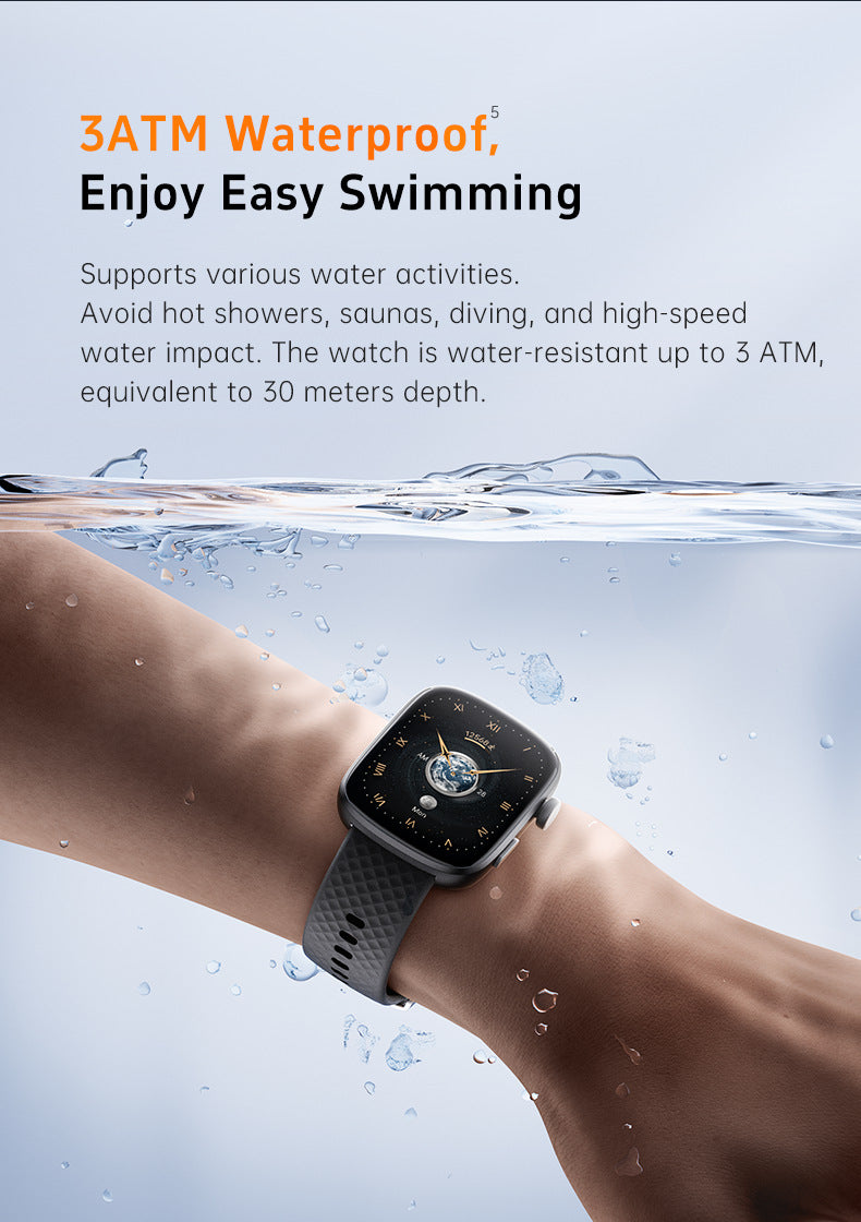 GTS8 Smart Watch 3ATM Waterproof Amoled bluetooth SmartWatch