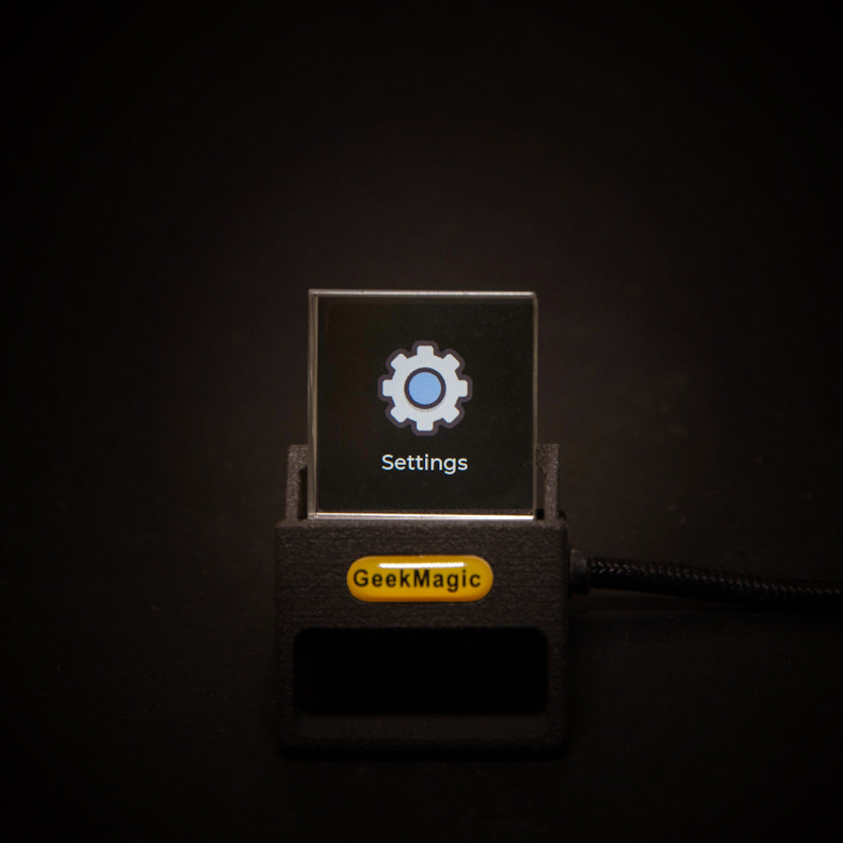 Crystal Mini Monitor for Bitcoin & Weather Tracking