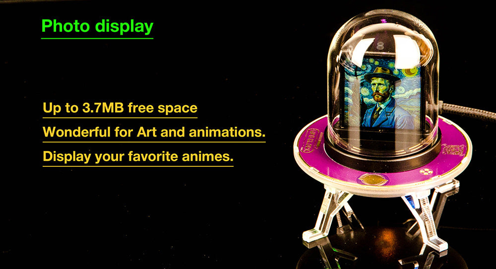 Nixie Tube Smart WiFi Cyberpunk Digital Table Clock