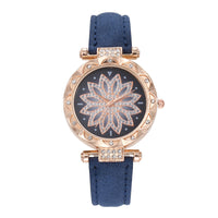 Thumbnail for Casual Fashion Quartz Women Watch Flower Shape Stainless Steel Alloy  Case Ladies Handwatch