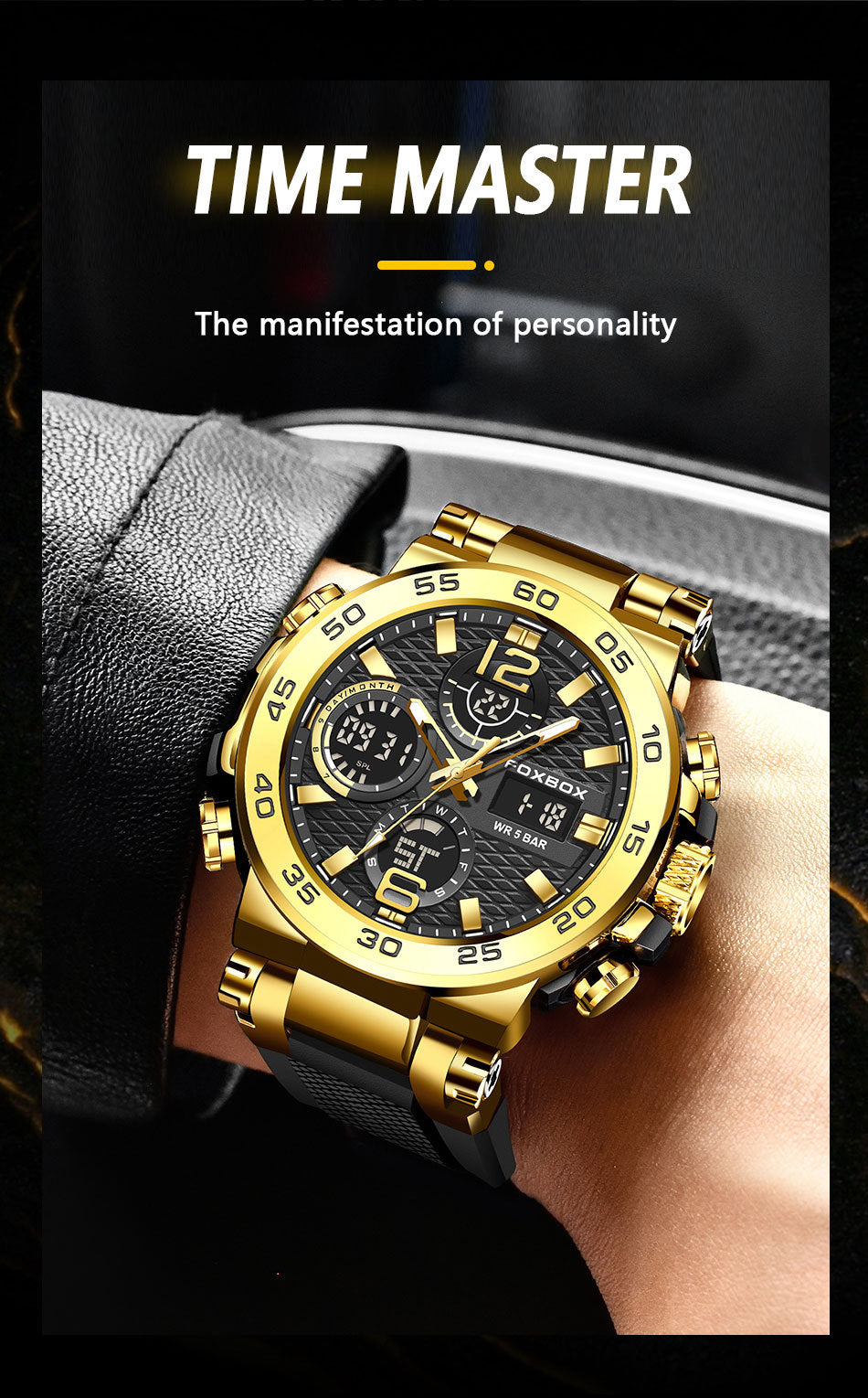 Business Men Fashion Diver Top Brand Luxury Sport Waterproof Military Watch