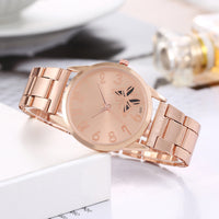 Thumbnail for Fashion Simple Ladies Quartz Watch Butterfly Dial Steel Belt Women's Watch Elegant Minimalist Timepie