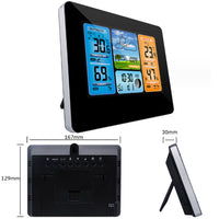 Thumbnail for Wireless Weather Station w/ Atomic Clock & 197FT(60M) Thermo-Hygrometer