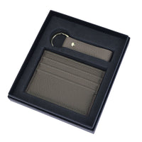 Thumbnail for Genuine Leather Cardholder Key Ring Gift Box Set