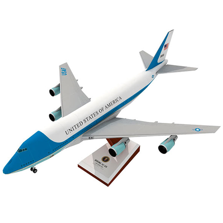 Boeing VC-25 Papercraft 3D Paper Model Stereo Handmade Drawings