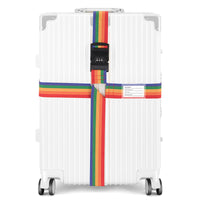 Thumbnail for Nylon 3 Digits Password Lock Luggage Strap Cross Belt