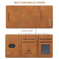 Thumbnail for 2 In 1 Magnetic Leather Case For Samsung A72/A52 Wallet Card Holder Pocket Cove