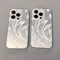 Thumbnail for Gradient Laser Feather Yarn Protective iPhone Case