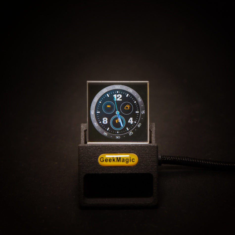 Crystal Mini Monitor for Bitcoin & Weather Tracking