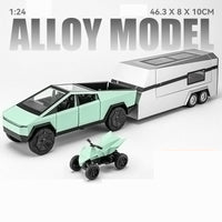 Thumbnail for 1:32 Telescopic Trailer Camper Alloy Model
