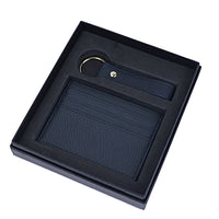Thumbnail for Genuine Leather Cardholder Key Ring Gift Box Set