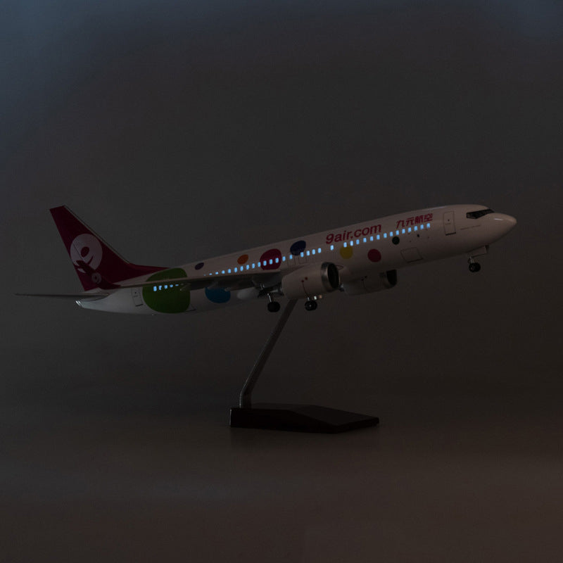 9air Boeing 737-800 (Special Edition 47CM) Airplane Model