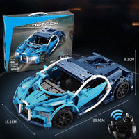 Thumbnail for 419Pcs Blue Porsche sports car For RC Building Blocks Car Model