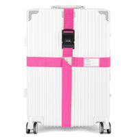 Thumbnail for Nylon 3 Digits Password Lock Luggage Strap Cross Belt