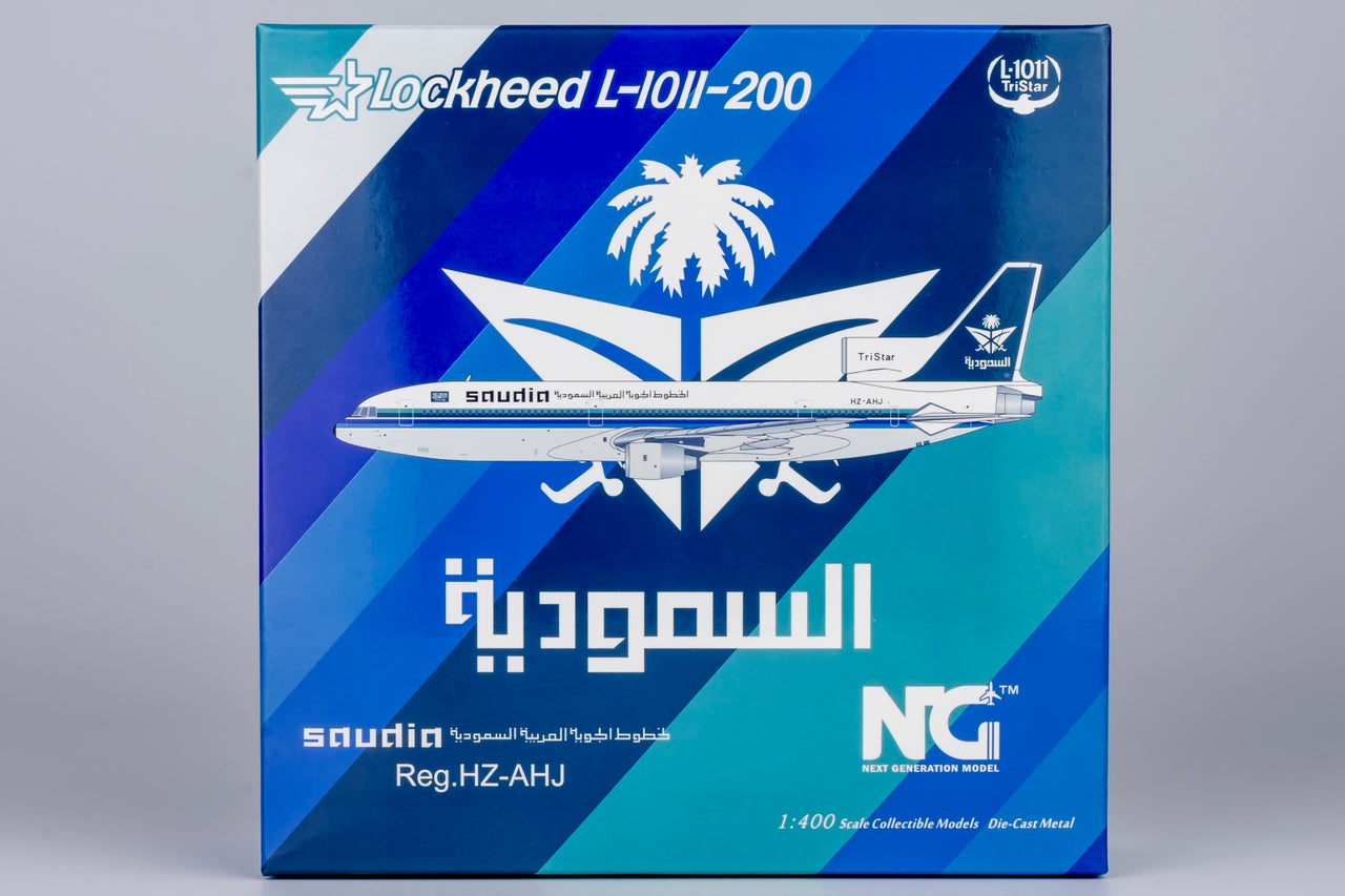 NG32012 Saudia Lockheed L-1011-200 HZ-AHJ Airplane Model (1:400 Scale)