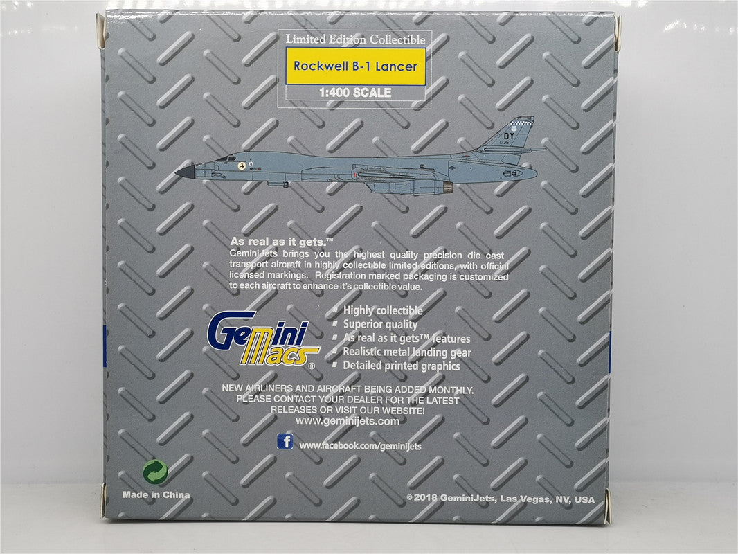 1/400 GMUSA096 USAF B-1B B1B Aircraft Airplane Model