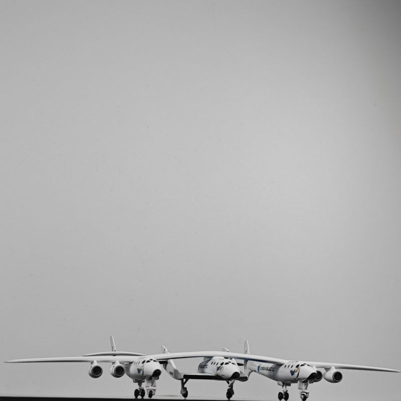 Galactic N348MS Old paint Virgin Space Ship Craft Aircraft Airplane Model (1:400 Scale)